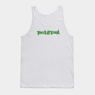 Widespread Panic "Ain't Life Grand" Ambigram in green Tank Top